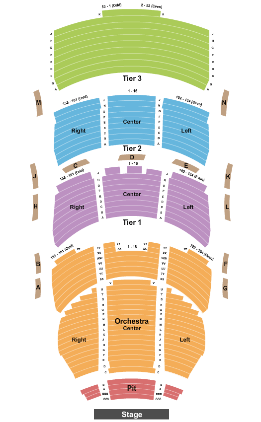 Eccles Theater John Mulaney Seating Chart